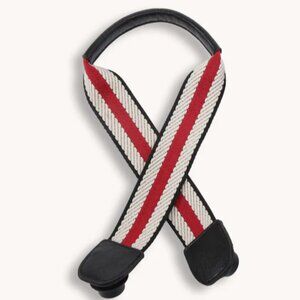Black, Red, White Striped Versa-Tote Interchangable Handles